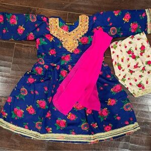 Indian Pakistani Kids/Girls Traditional Outfit
